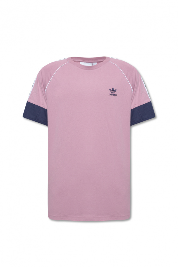 T shirt adidas rayure hot sale